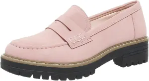 Orthoture-Orthopedic Platform Loafers for Women Round Toe Lug Sole Slip On Work Office Business Casual Dress Shoes
