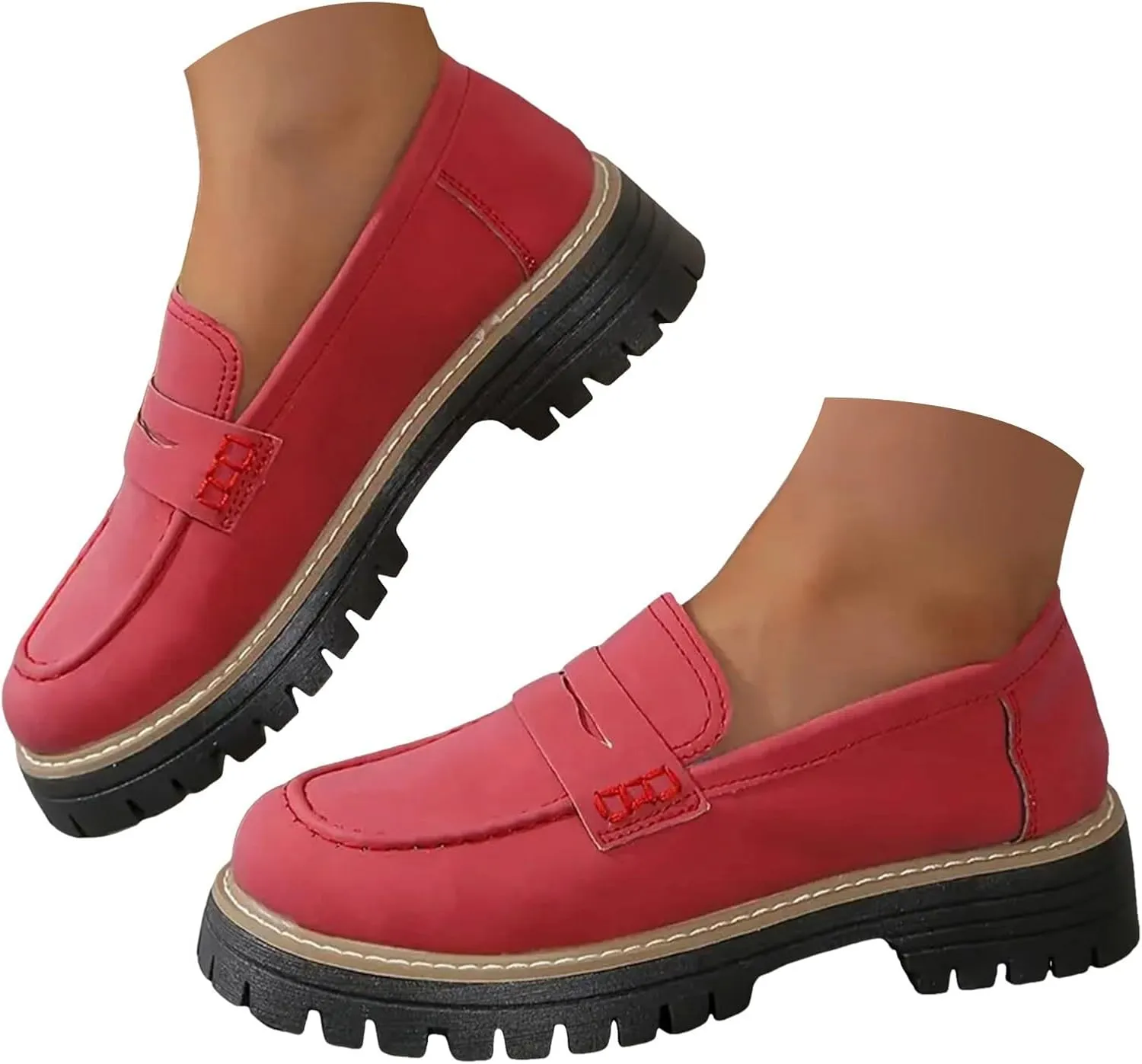 Orthoture-Orthopedic Platform Loafers Wide Toe Lightweight Casual Comfort Shoes Slip-On Suitable for All Foot Shapes