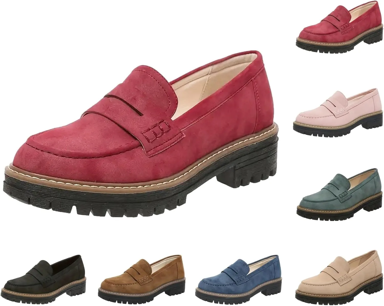 Orthoture-Orthopedic Platform Loafers Wide Toe Lightweight Casual Comfort Shoes Slip-On Suitable for All Foot Shapes