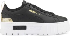PUMA Kids Boys Mayze Shiny Platform Sneakers Shoes Casual - Black - Size 6 M
