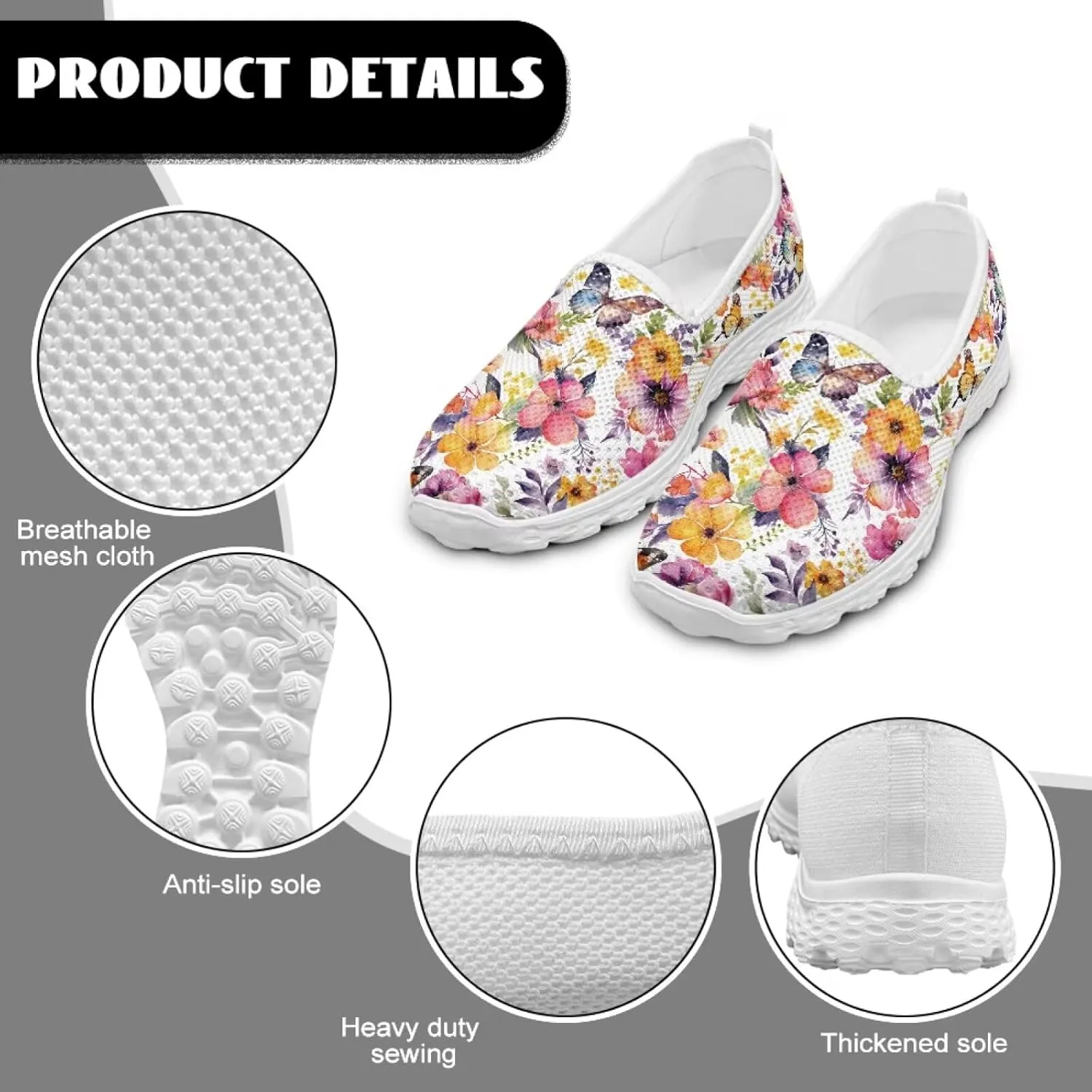 Slip On Shoes Loafers for Women Walking Running Shoes Breathable Athletic Trainers Ladies Loafers Outdoor