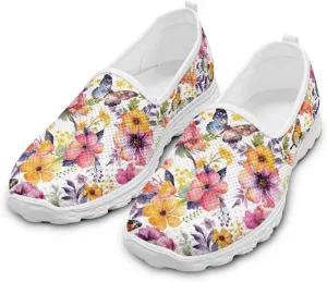 Slip On Shoes Loafers for Women Walking Running Shoes Breathable Athletic Trainers Ladies Loafers Outdoor