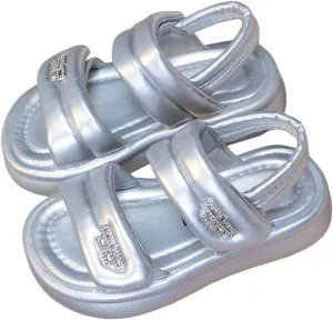 Soft Rubber Princess Flat Shoes Comfortable Sandals For Girls In Summer With Soft Sole And Durable Properties Flower Girl Shoes