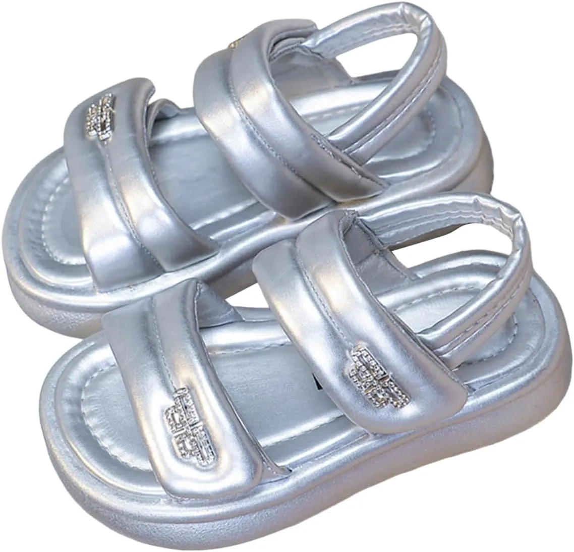 Soft Rubber Princess Flat Shoes Comfortable Sandals For Girls In Summer With Soft Sole And Durable Properties Flower Girl Shoes