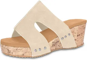Stylish Women's Sandals Wedge Slip-On Platform Open Toe Design Comfortable Casual Summer Footwear for Everyday All Occasions