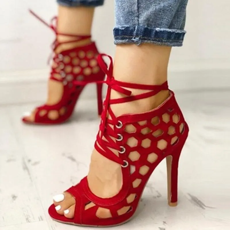 TEEK - Honeycomb Gladiator Sandals