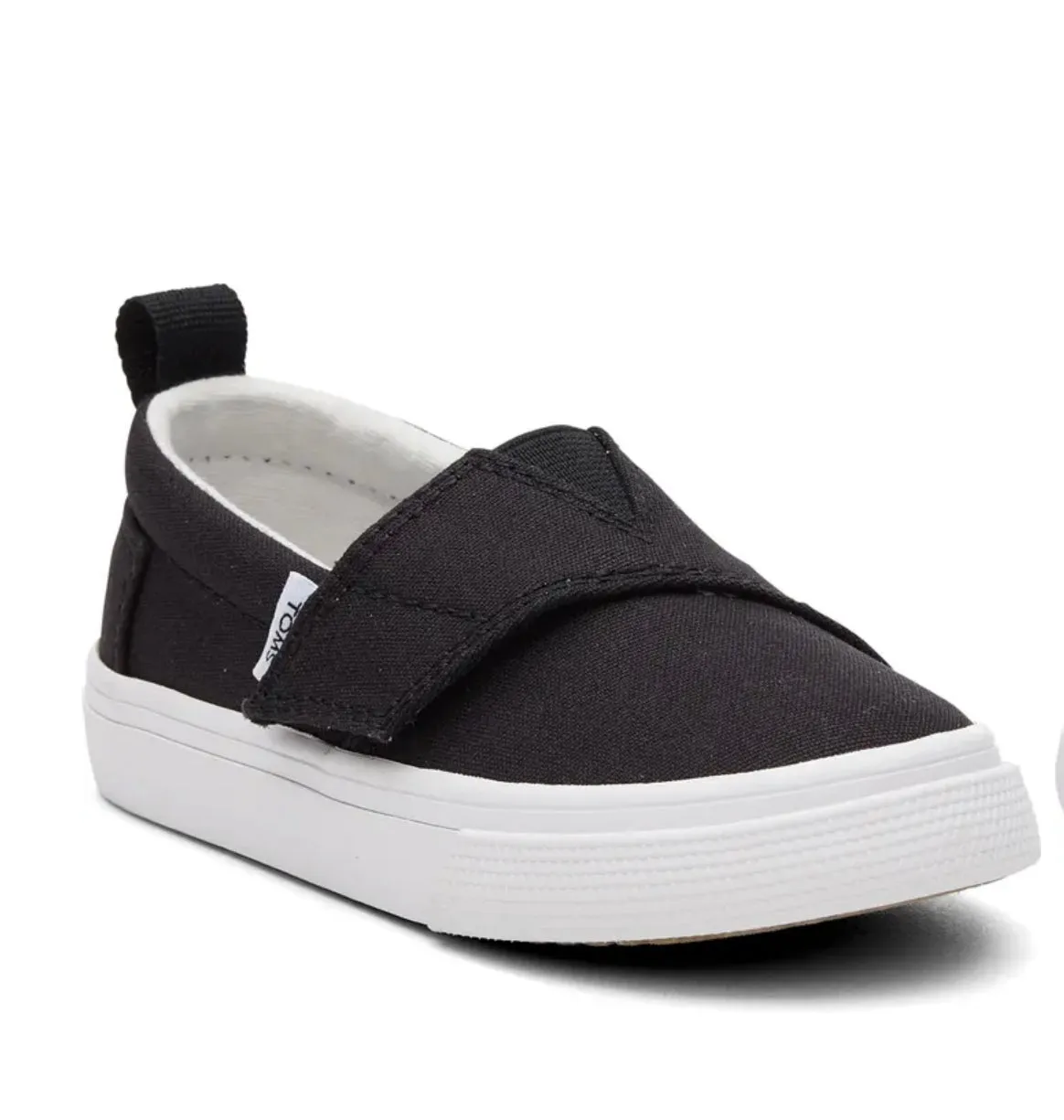 TOMS: Alpargata Fenix Black Slip Ons