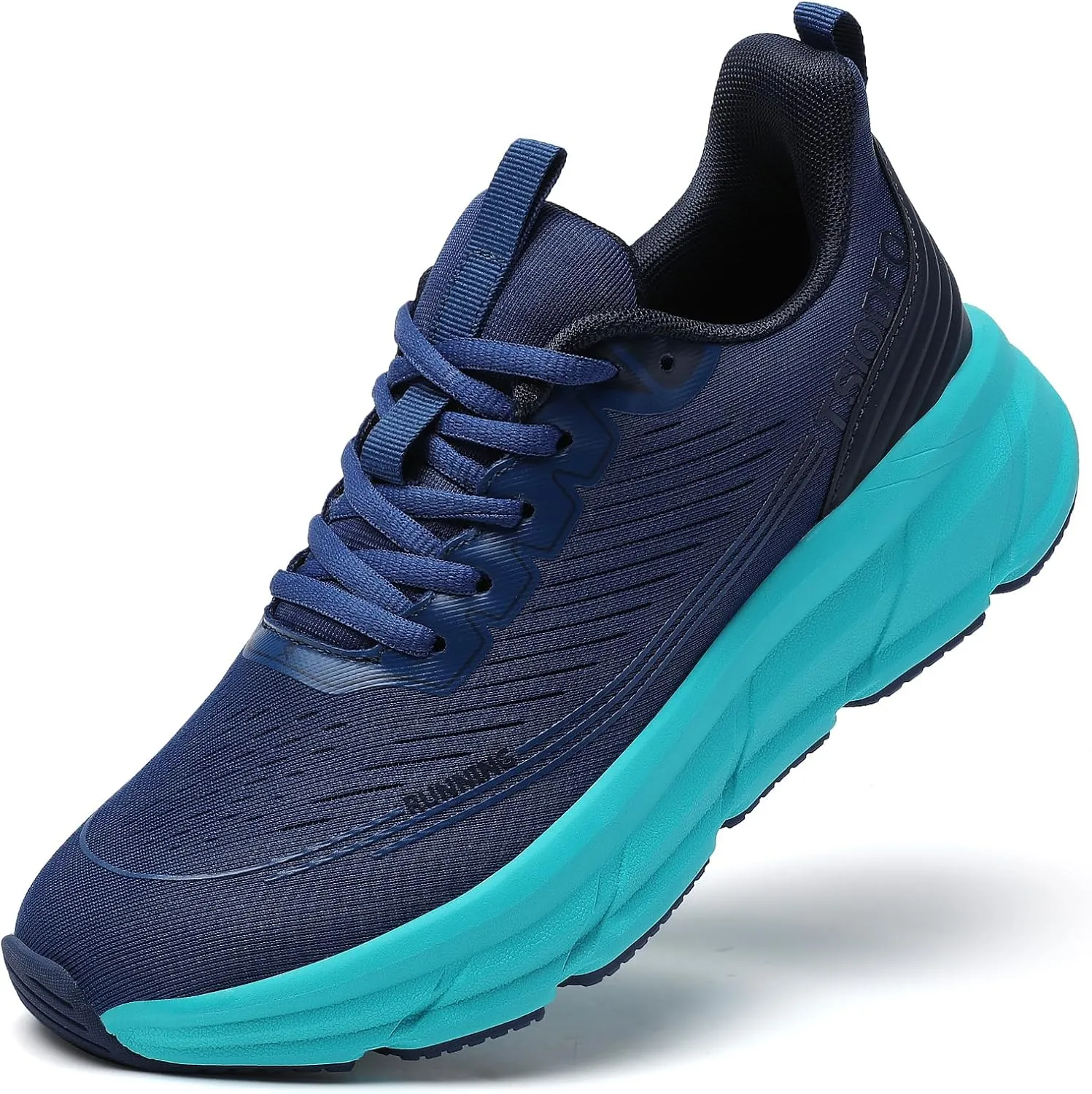 TSIODFO Men Running Shoes Lightweight Gym Workout Walking Shoes