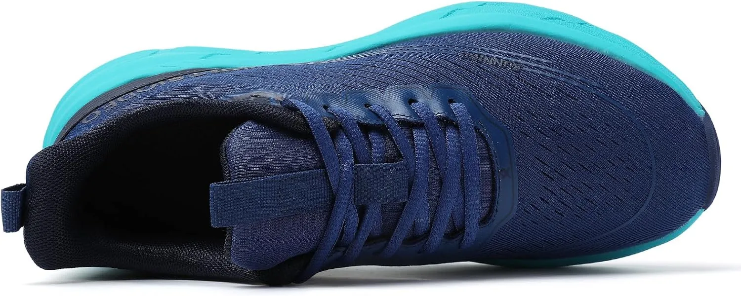 TSIODFO Men Running Shoes Lightweight Gym Workout Walking Shoes