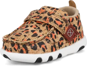 Twisted X Infant's Driving Moc, Moc Toe, Honey, Black, & Carrot, 3 M