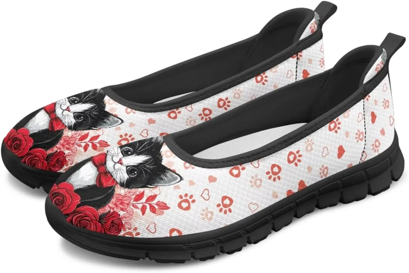UNICEU Women Casual Slip On Shoes Breathable Fashion Non-Slip Loafers Lightweight Low Top Comfort Walking Sneakers