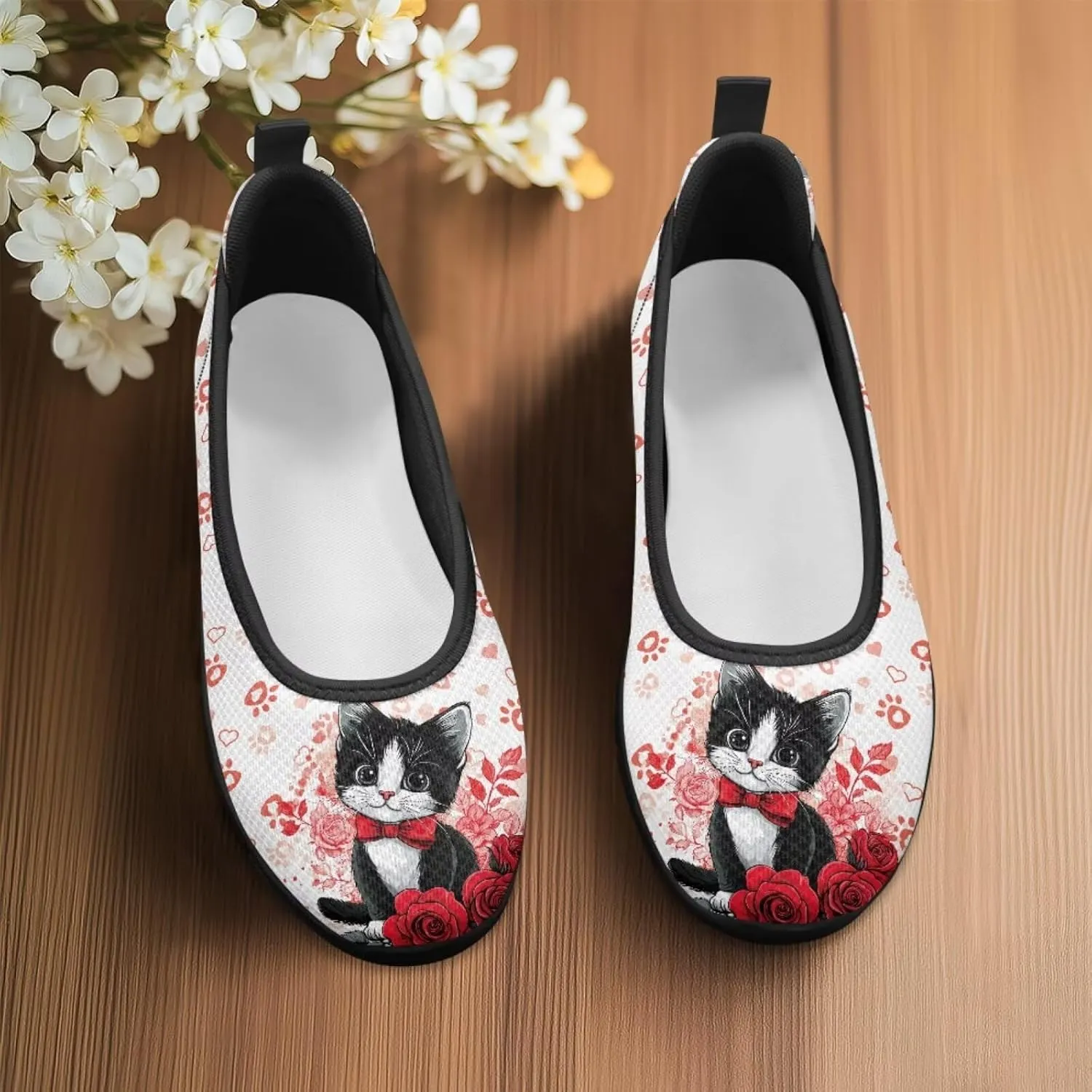UNICEU Women Casual Slip On Shoes Breathable Fashion Non-Slip Loafers Lightweight Low Top Comfort Walking Sneakers