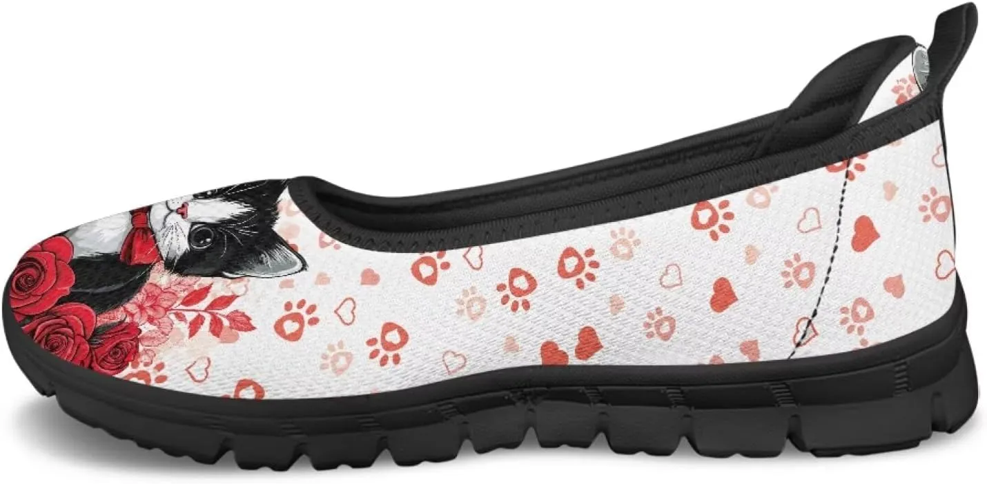 UNICEU Women Casual Slip On Shoes Breathable Fashion Non-Slip Loafers Lightweight Low Top Comfort Walking Sneakers