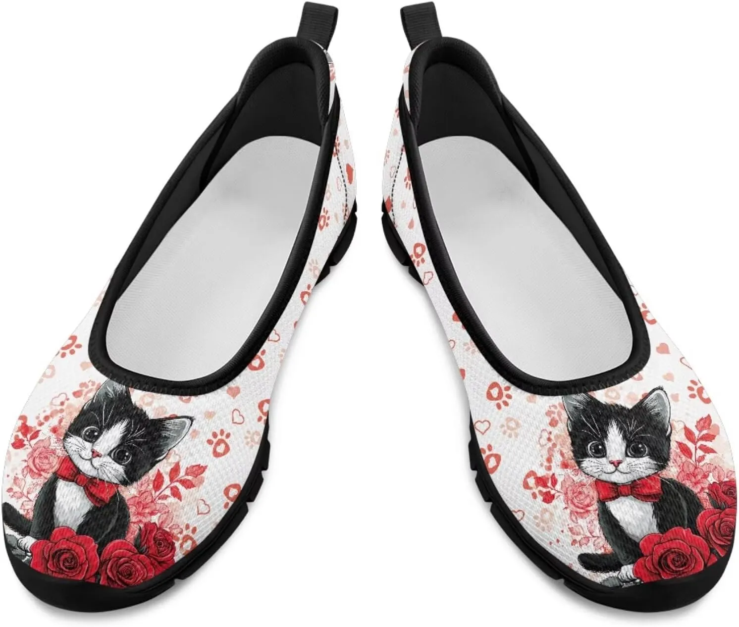 UNICEU Women Casual Slip On Shoes Breathable Fashion Non-Slip Loafers Lightweight Low Top Comfort Walking Sneakers