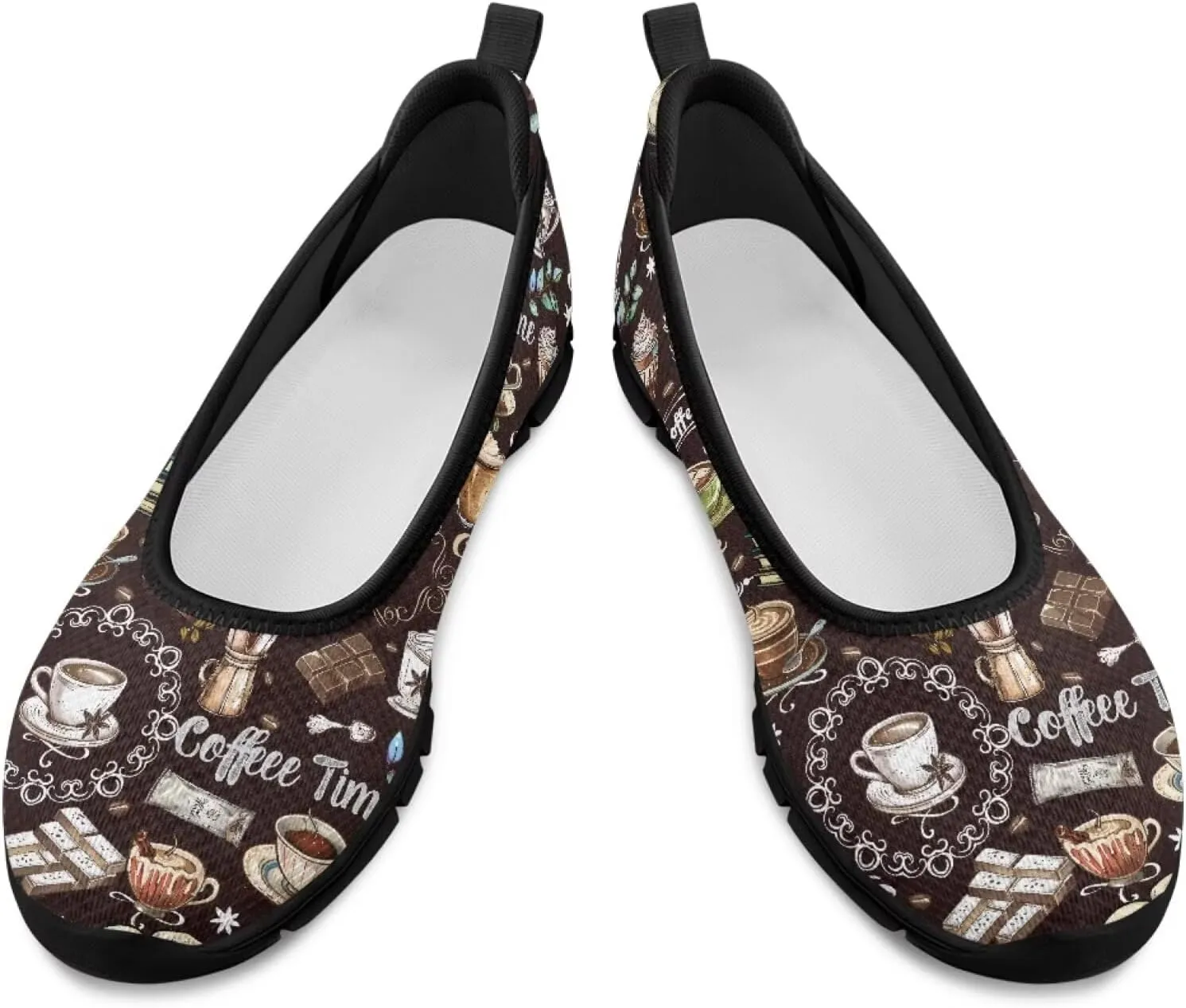 UNICEU Womens Casual Slip On Shoes Breathable Non-Slip Low Top Loafers Comfort Fashion Walking Work Sneakers