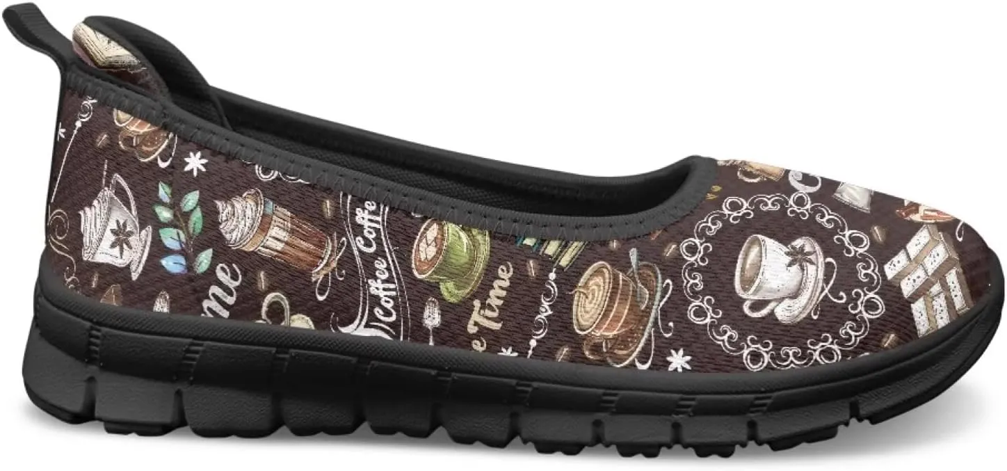 UNICEU Womens Casual Slip On Shoes Breathable Non-Slip Low Top Loafers Comfort Fashion Walking Work Sneakers