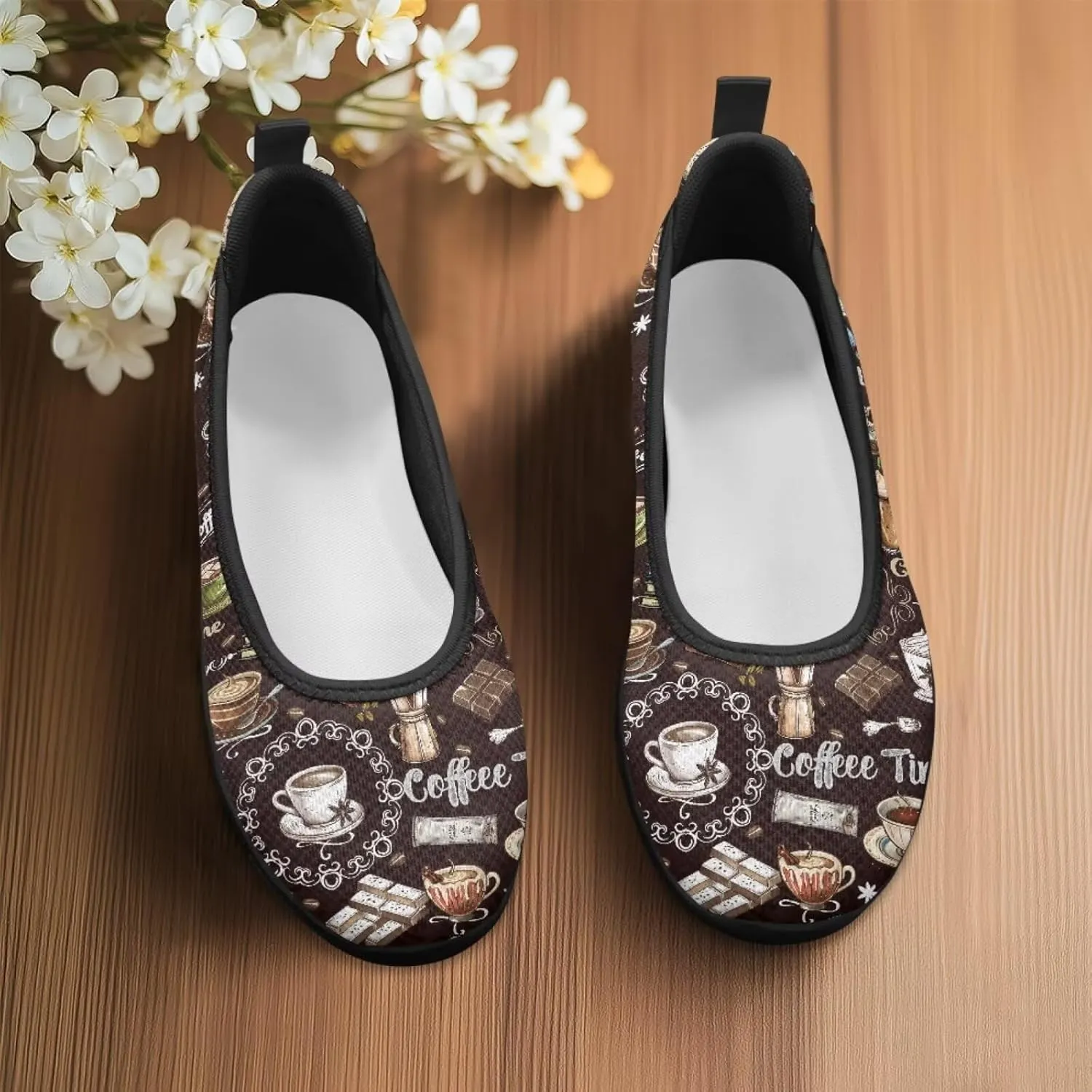 UNICEU Womens Casual Slip On Shoes Breathable Non-Slip Low Top Loafers Comfort Fashion Walking Work Sneakers