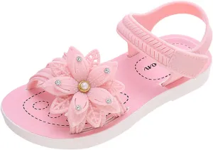 Water Shoes Kids Sandals Summer New Soft Sole Non Slip Comfortable Fashion Princess Shoe Toddler Girl Black Dress Shoes