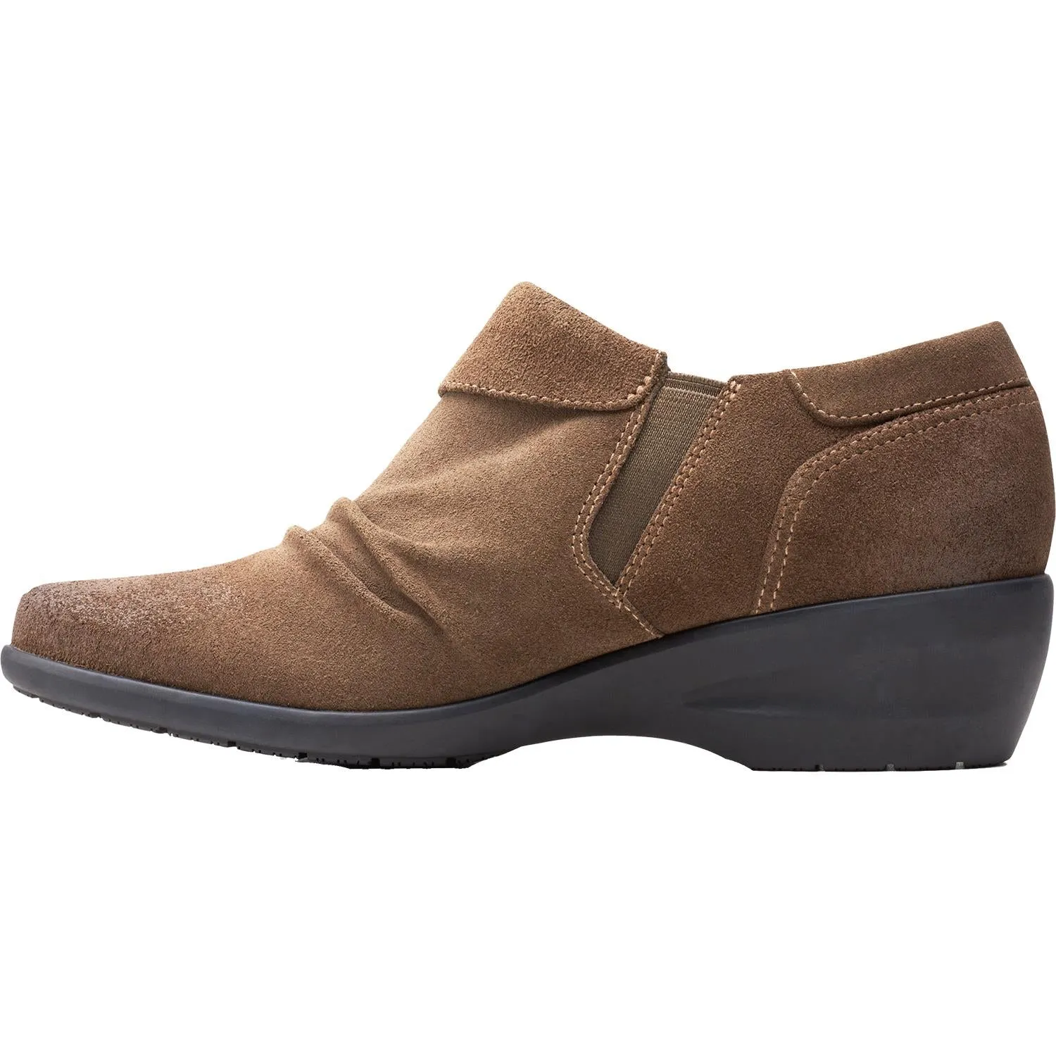 Women's Clarks Rosely Lo Dark Olive Suede