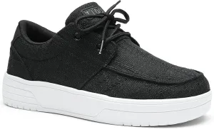 Women's Loafers Arch Support Boat Shoes Slip On Canvas Sneakers Comfortable Walking Flats with Orthotic Insoles for Foot Pain Relief