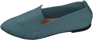 Women's Slip On Ballet  Low Top Pointed Toe Loafers Breathable Solid Shoes Comfortable Sol and Sol Shoes Men