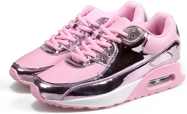 Women's Wedge Platform Sneakers Fashion Ladies Lace Up Hidden High Heel Lightweight Walking Shoes Comfort Non Slip Athletic Running Sports Shoes for Outdoor Climbing Hiking