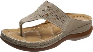 Womens with Arch Support Walking Sandals Orthopedic Recovery Slides Adjustable Straps Thick Cushion Comfortable Summer Outdoor Plantar Fasciitis Relief Footwear