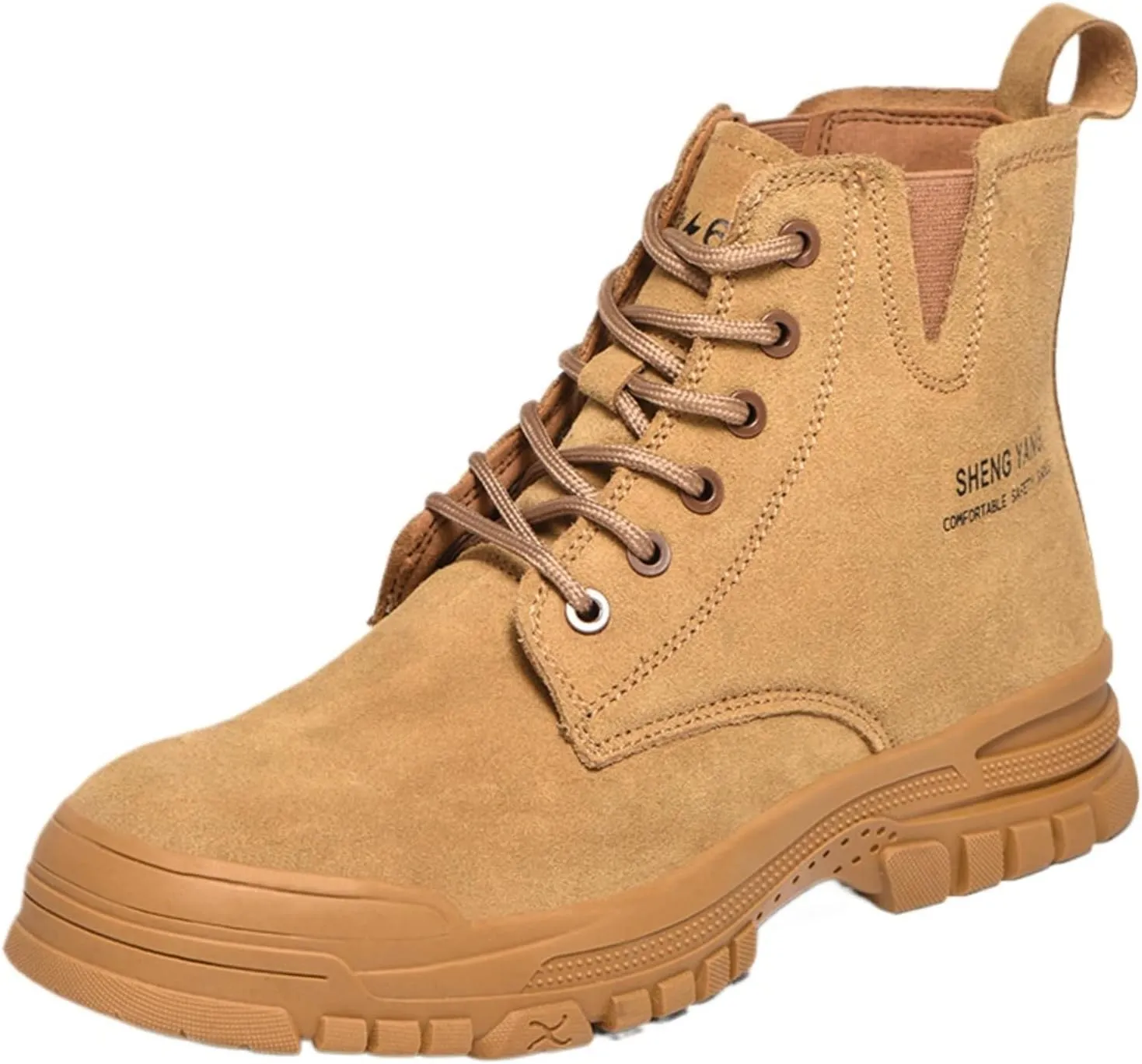 Work Boots Mens Construction shoes Winter Hard Toe Steel Toe Construction Site Footwear for Anti-slip Pierce Proof Insulated Warm Thermal Waterproof Protective